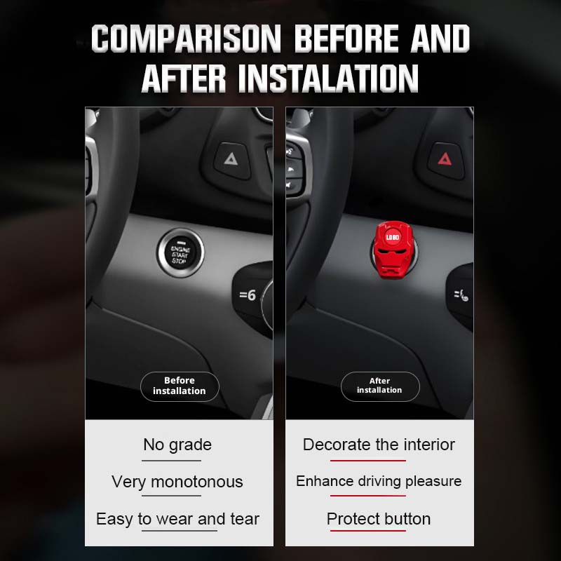 Μεταλλικό κάλυμμα κουμπιού έναρξης υψηλής ποιότητας | Έκδοση Hero-GR