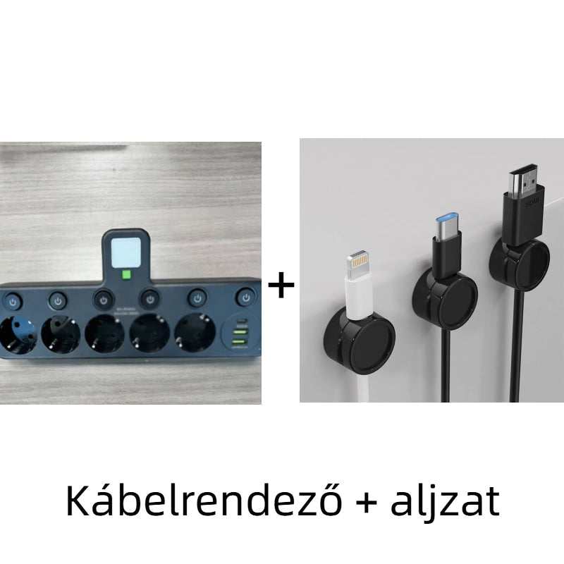 🔌⚡Pametni napajalni kabel z USB vrati (EU vtič)-SI