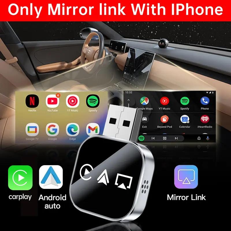 📶 Nadgradnja 2026 3 v 1 Screen Mirror iOS telefon, žično-brezžični Carplay adapter-SI