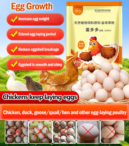 【2/4/6 vnt.】 🦆🐓🦤Maisto papildas vištų, ančių ir žąsų kiaušinių gamybai. Maisto papildas šerti.-LT