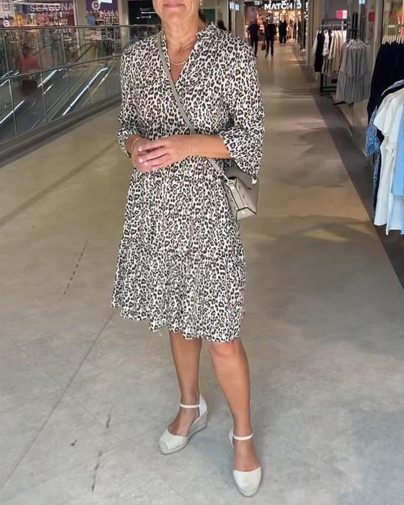 Φόρεμα με λεοπάρ print-GR