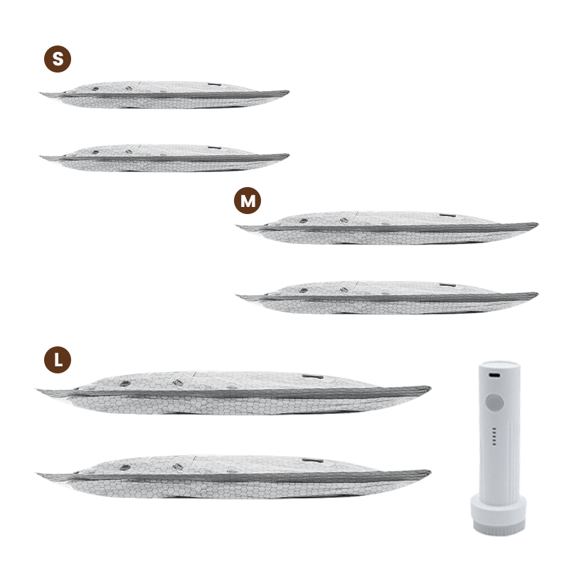 💪🌬️ Vakuumske potovalne torbe za shranjevanje in prenosni komplet črpalk 👕✨-SI