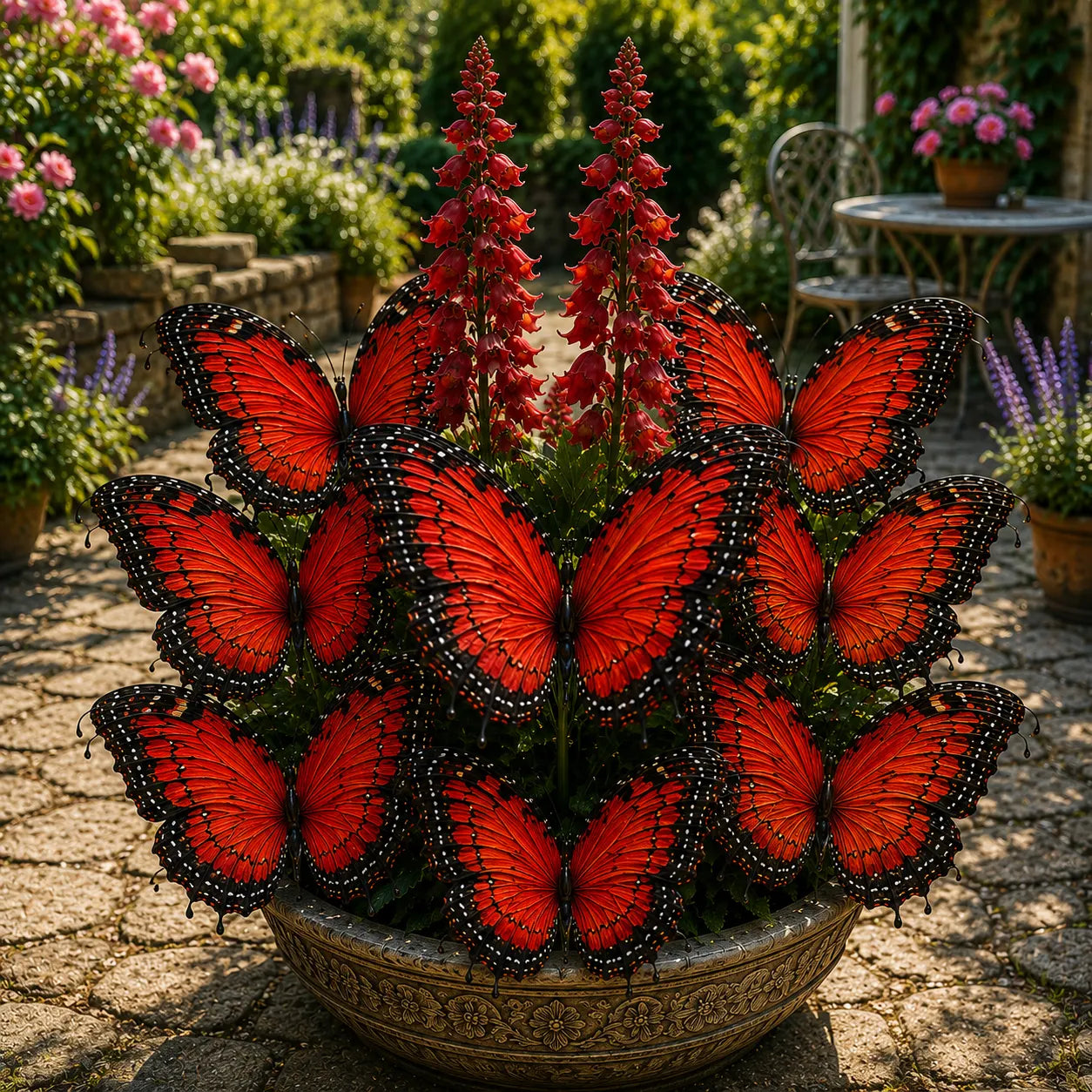 🦋 Βολβοί Hosta για κήπο με πεταλούδες - 🌸Hosta που μοιάζει με κήπο γεμάτο πεταλούδες-GR