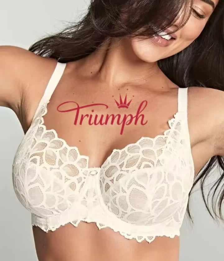 Triumph – pilno dydžio liemenėlė su siuvinėtais nėriniais (3 vnt. pakuotė)-LT