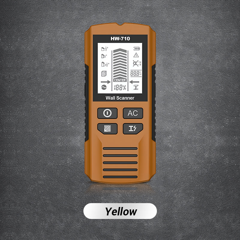 💯 Ανιχνευτής μετάλλων τοίχου πολλαπλών λειτουργιών 6 σε 1 με οθόνη LCD HD για φορητό υπολογιστή-GR