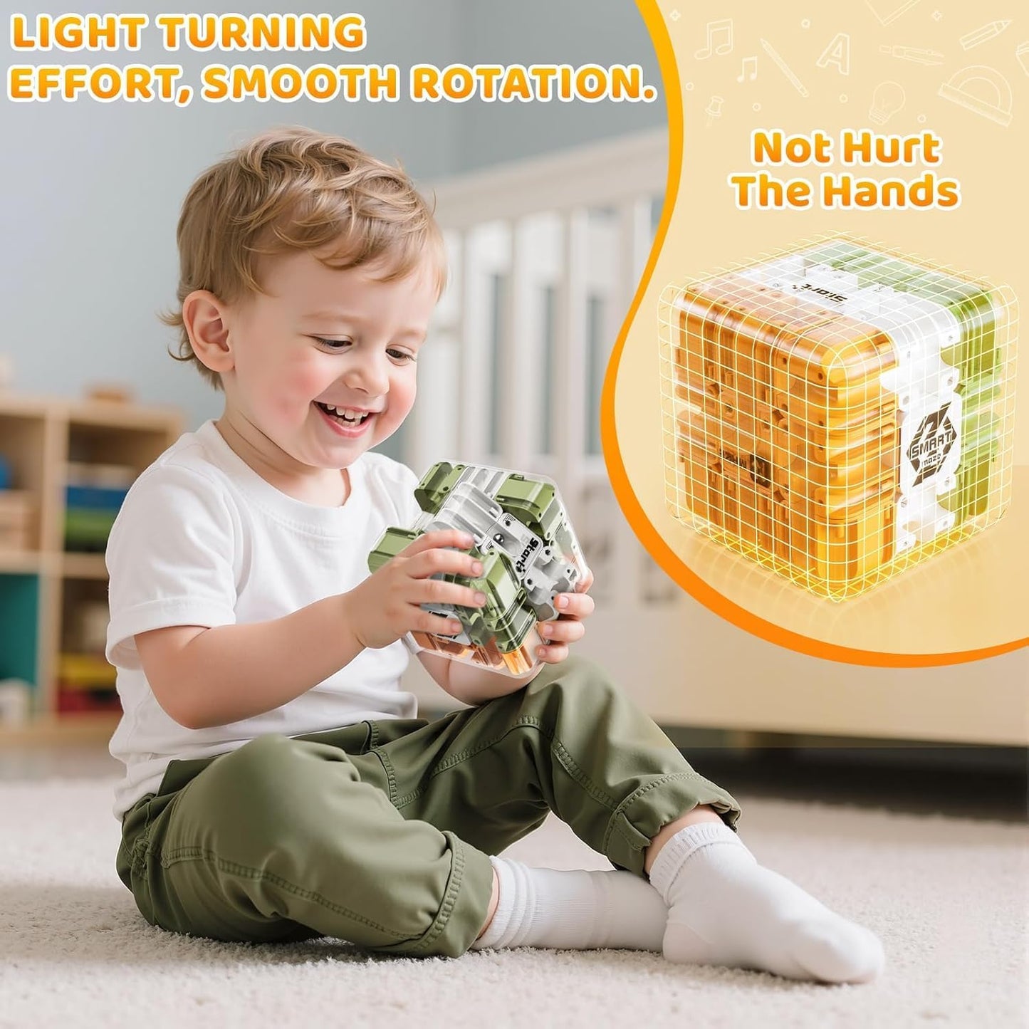Velik labirint 3D Puzzle Labirint Kocka 🧩✨ – Razburljiva možganska igra za otroke in odrasle 🧠-SL