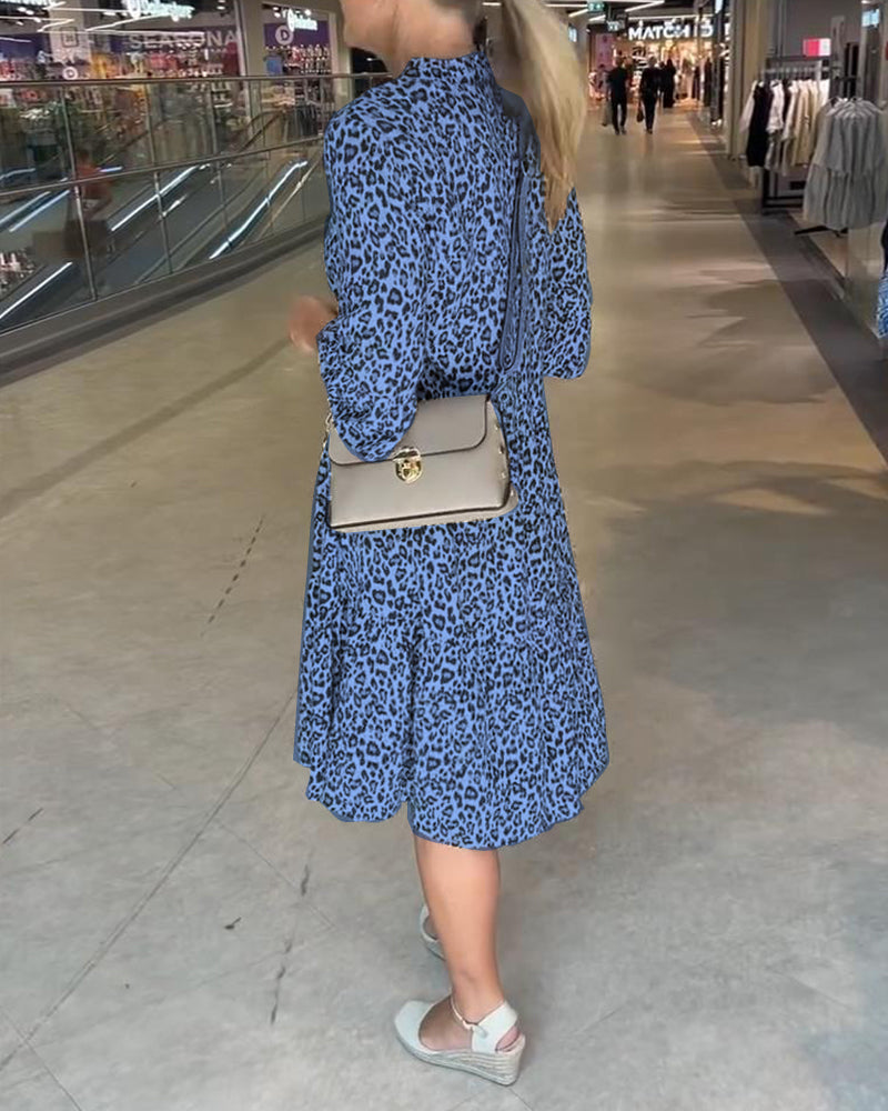 Φόρεμα με λεοπάρ print-GR