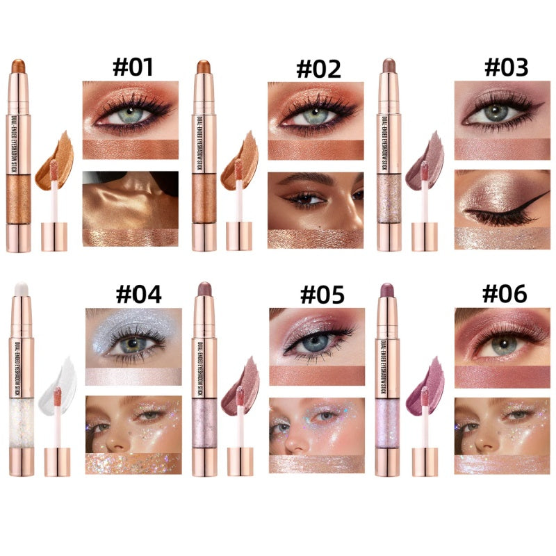 Κρεμώδες μολύβι διπλής σκιάς ματιών-ER