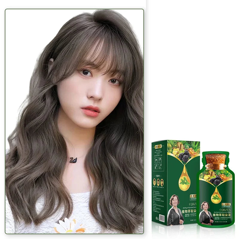 🔥Nežna barva za lase na rastlinski osnovi za hitro uporabo-SI