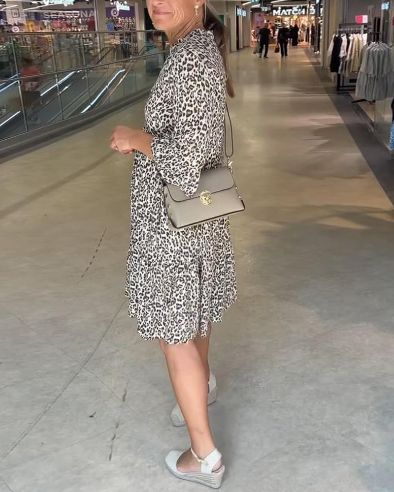 Φόρεμα με λεοπάρ print-GR