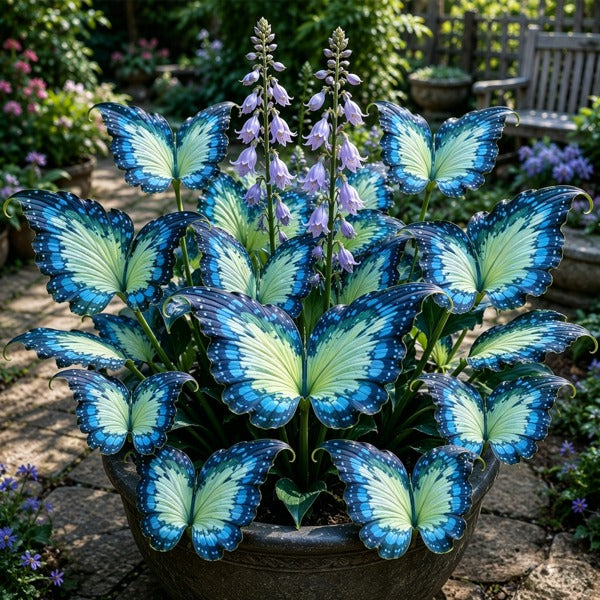🦋 Βολβοί Hosta για κήπο με πεταλούδες - 🌸Hosta που μοιάζει με κήπο γεμάτο πεταλούδες-GR