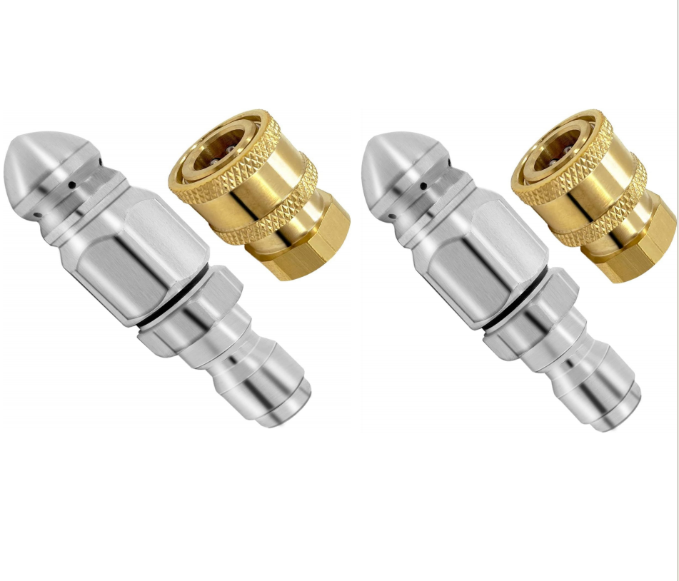 💝Ισχυρό ακροφύσιο για καθαρισμό και ξεβούλωμα σωλήνων💥-GR