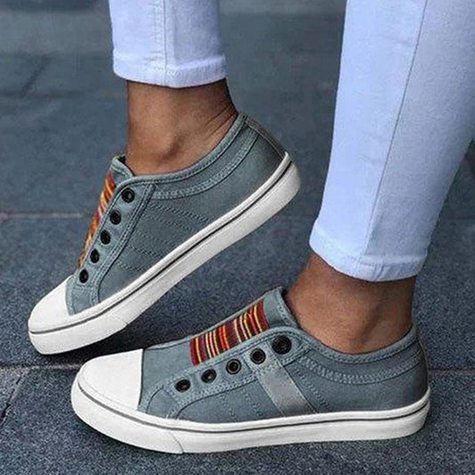 2025 m. Nauji vasariniai ortopediniai batai Vintage Denim Slip On-LT