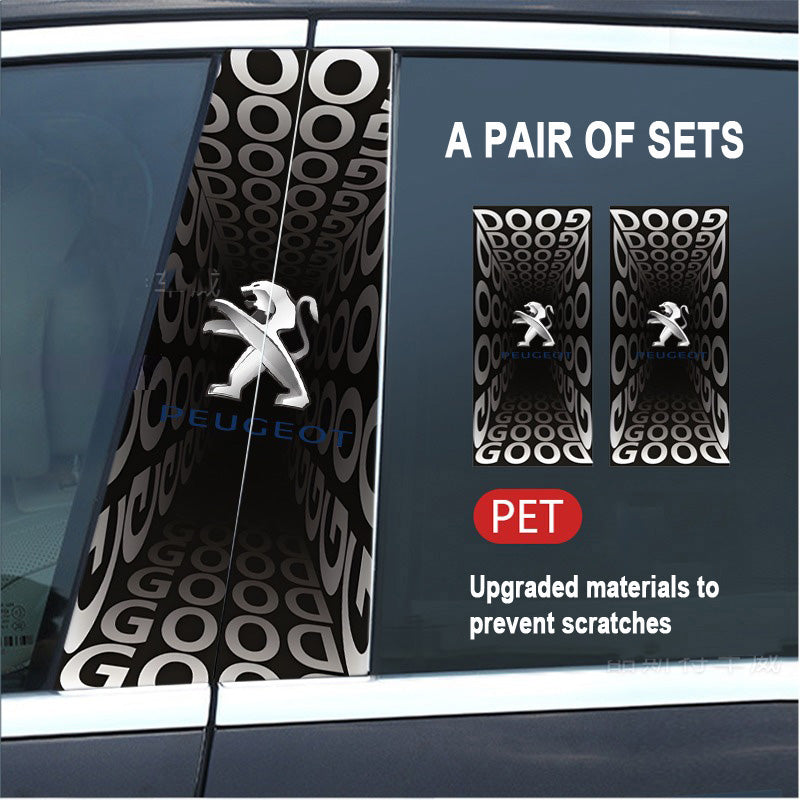 🔥Εκπτώσεις🔥Προστατευτική μεμβράνη HD για τροποποίηση κολόνας B αυτοκινήτου 2025 (2 τεμ.)-GR