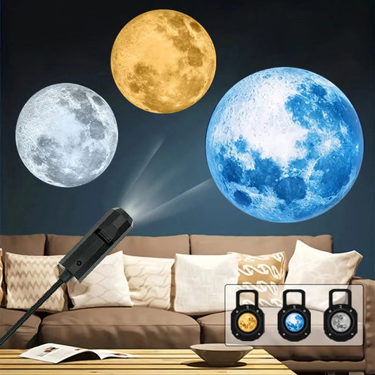 USB προβολέας Galaxy και νυχτερινό φως Luna-SI