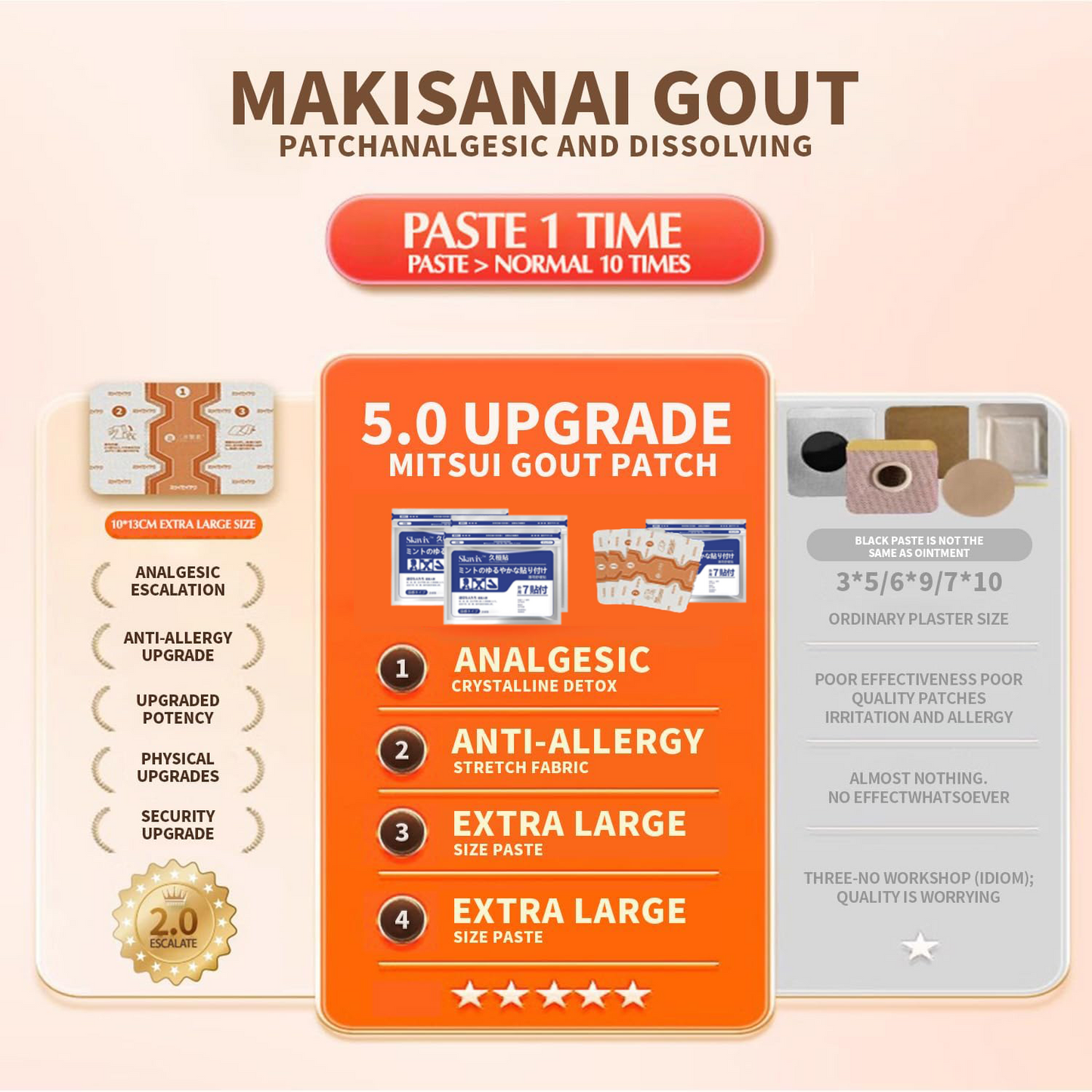 Επιθέματα Πόνου Πλάτης SKAVIX™ – Φυσική Ανακούφιση από Πόνους σε Αυχένα, Ώμους, Γόνατα και Αρθρώσεις-GR