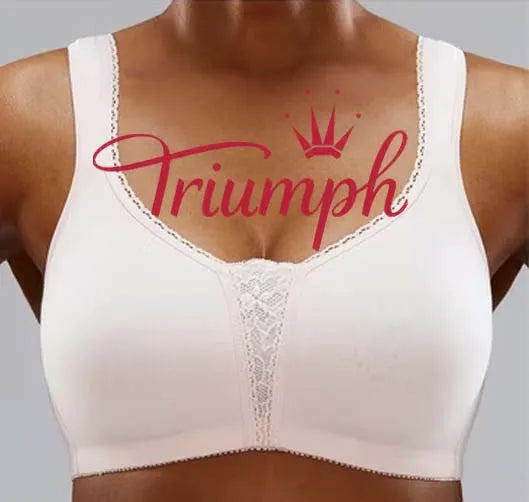 👙TRIUMPH - [3 τεμ.] 🔥50% έκπτωση σε σέξι δαντελένιο λευκό σουτιέν-GR