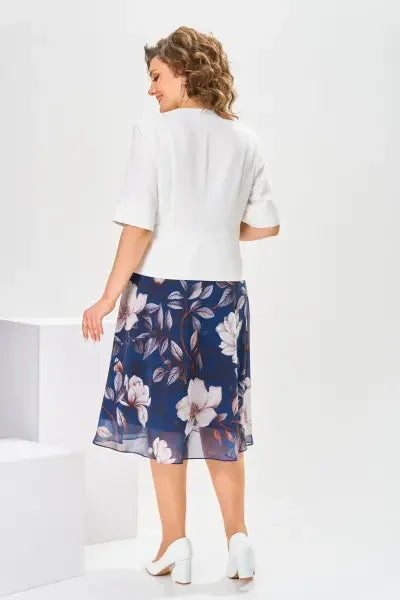 🌸[S-5XL]Aukštos kokybės medvilninio šilko suknelė-LT