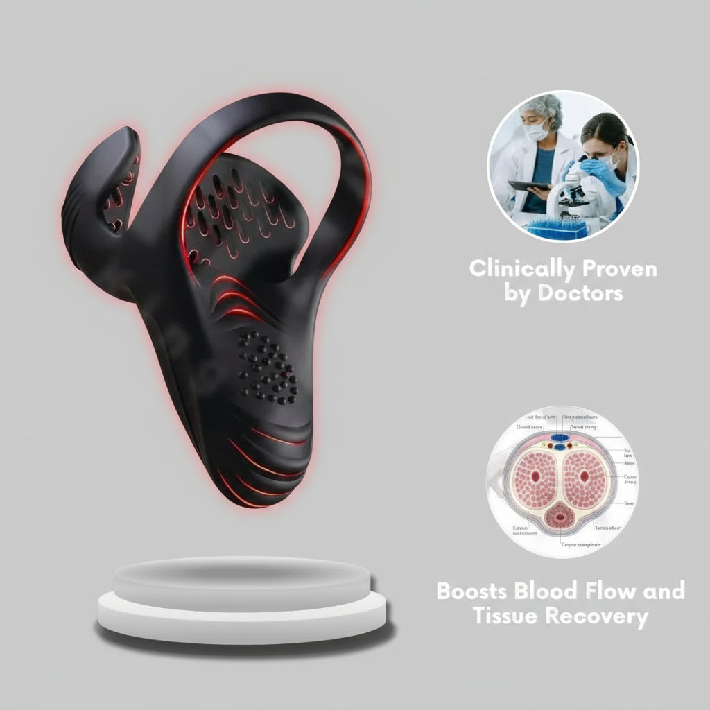 Alisanda™ vibrirajoči električni moški masturbacijski obroč, ki se polni - GR 