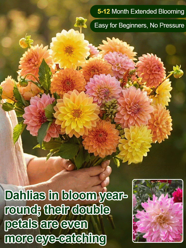 【Base Direct Sales】Βολβοί Διπλής Ντάλιας Four Seasons Blooming-GR