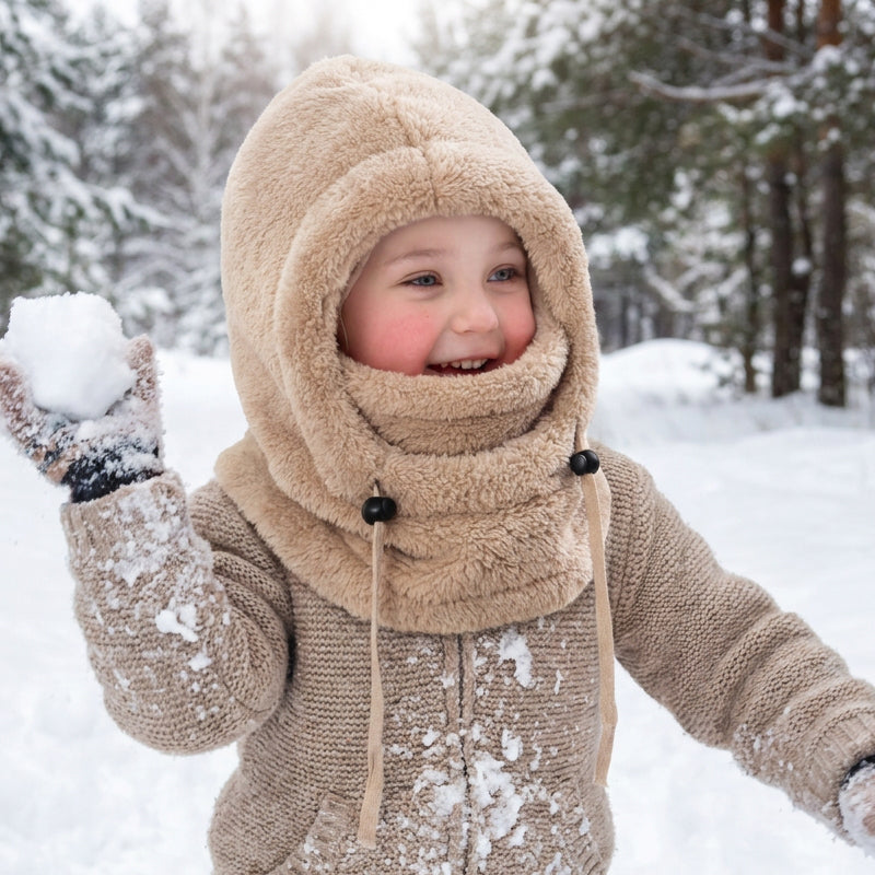 🔥 50 % POPUST 🔥 Vetroodporna in izolacijska kolesarska podkapa za otroke – topla, zračna in udobna za zimo 🚴❄️-SI