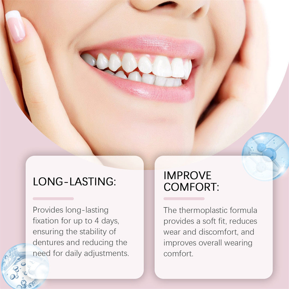 Τέλος στις χαλαρές οδοντοστοιχίες! Η πιο δημοφιλής στην Ευρώπη κόλλα για οδοντοστοιχίες μακράς διαρκείας.🔥-GR