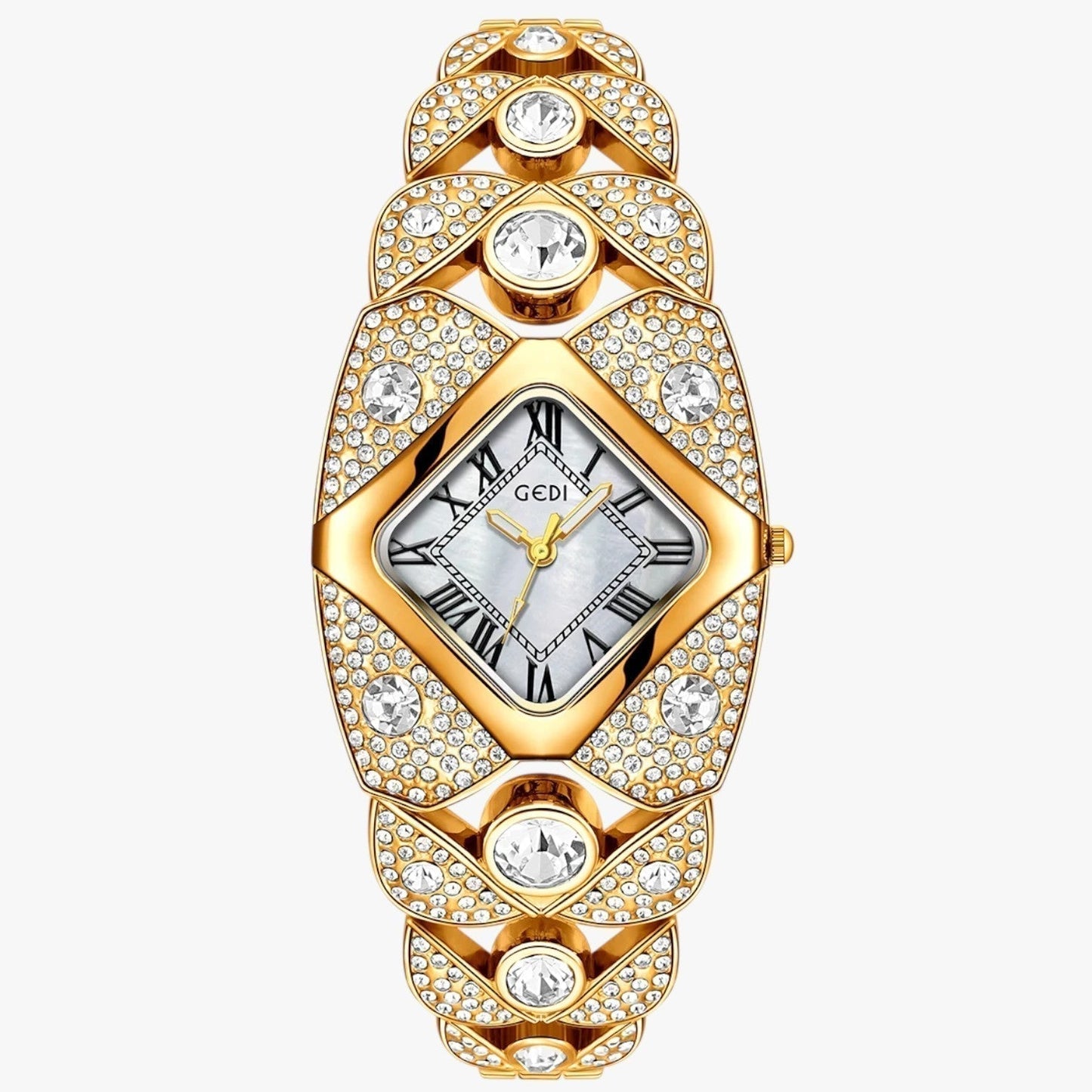 Callie | Γυναικείο Ρολόι Elegance 2025 με Ελαφριά Κάσα με Διαμάντια και Αδιάβροχο Σχεδιασμό-GR