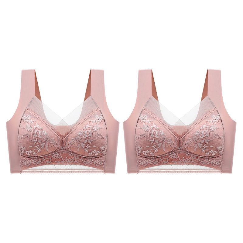 👙 Super patogi ir minkšta moteriška nėriniuota liemenėlė be plieninio žiedo【✨1 + 1 nemokamai】-LT