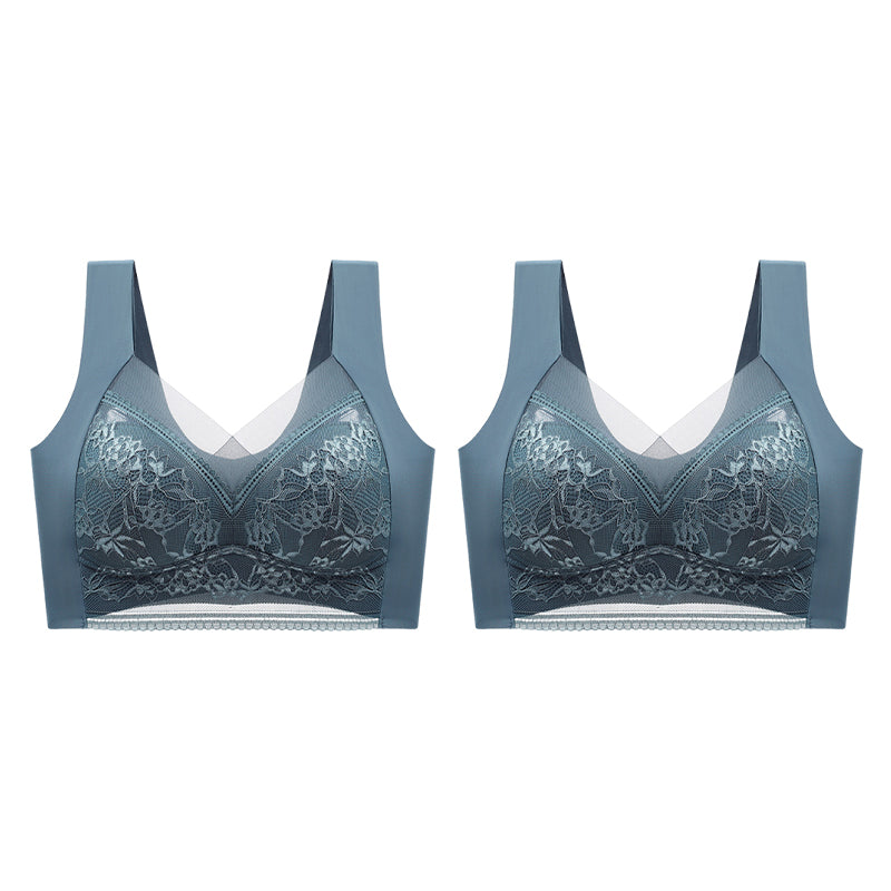 👙 Super patogi ir minkšta moteriška nėriniuota liemenėlė be plieninio žiedo【✨1 + 1 nemokamai】-LT