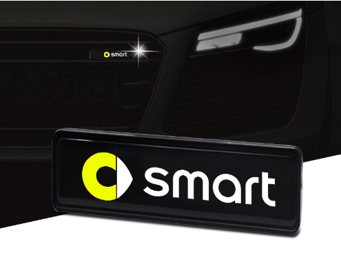 Ζεστές εκπτώσεις ✨50% έκπτωση ✨Κομψή, ατμοσφαιρική λάμπα LED με λογότυπο για την κεντρική μάσκα του αυτοκινήτου σας-GR