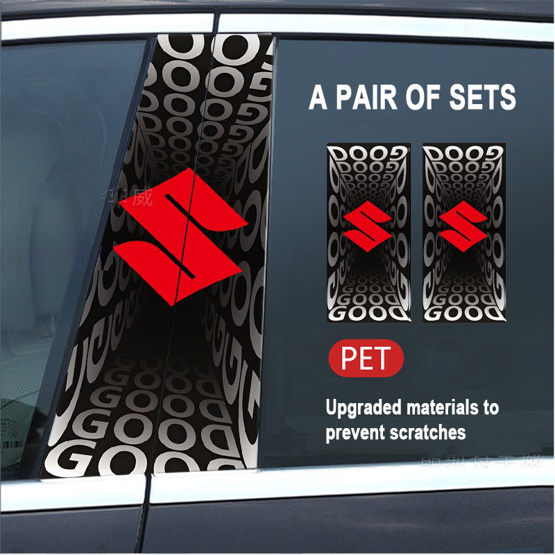 🔥Εκπτώσεις🔥Προστατευτική μεμβράνη HD για τροποποίηση κολόνας B αυτοκινήτου 2025 (2 τεμ.)-GR