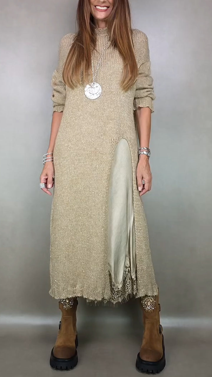 Γυναικείο εσωτερικό φόρεμα με τιράντες + casual κοστούμι με μπλούζα-GR