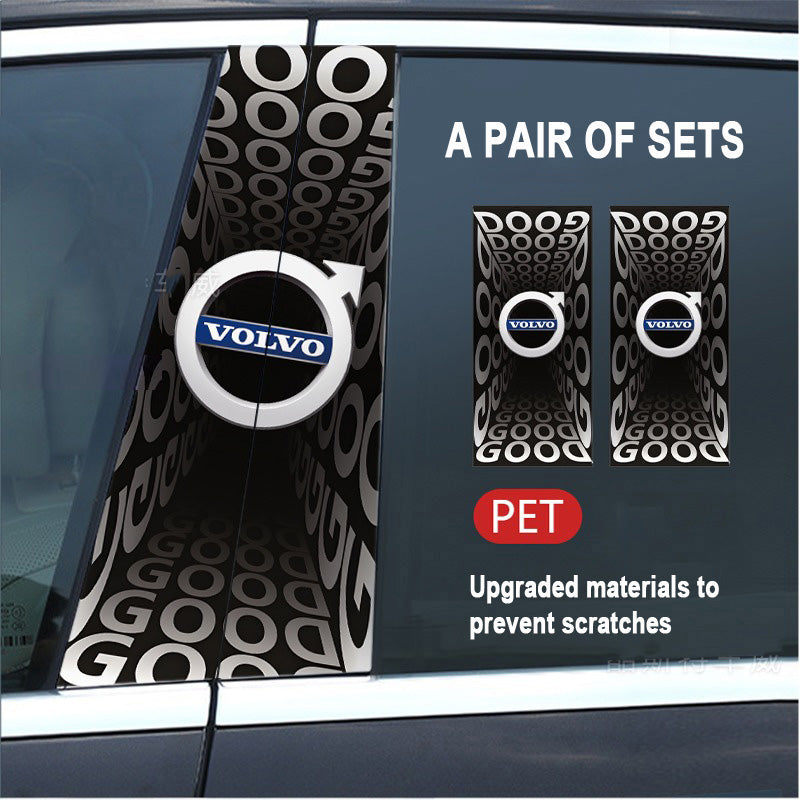 🔥Išpardavimas🔥2025 m. automobilio „Creative“ B statramsčio modifikavimo HD apsauginė plėvelė (2 vnt.)-LT