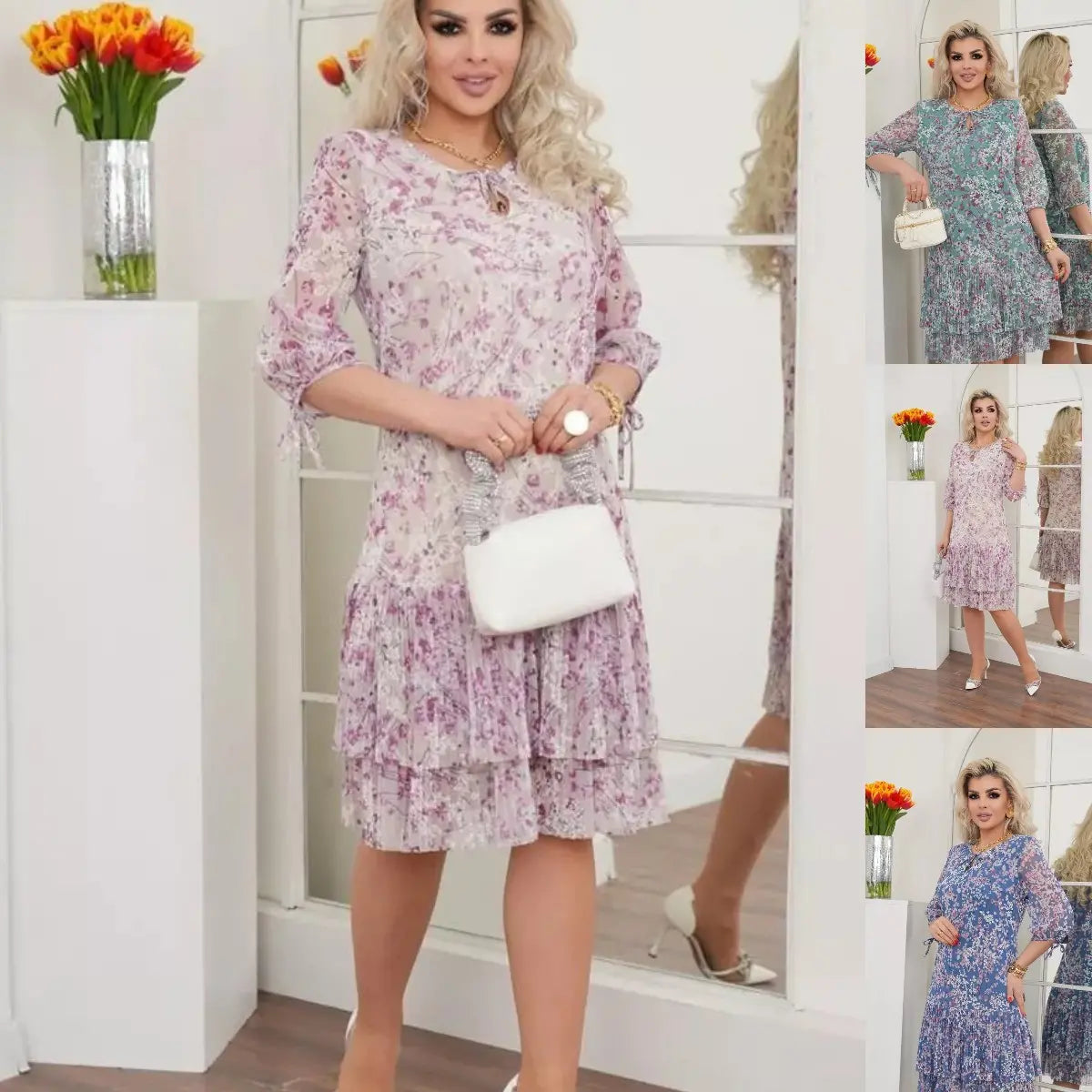 [S-5XL] 2025 m. pavasario ir vasaros naujos mados suknelė-LT