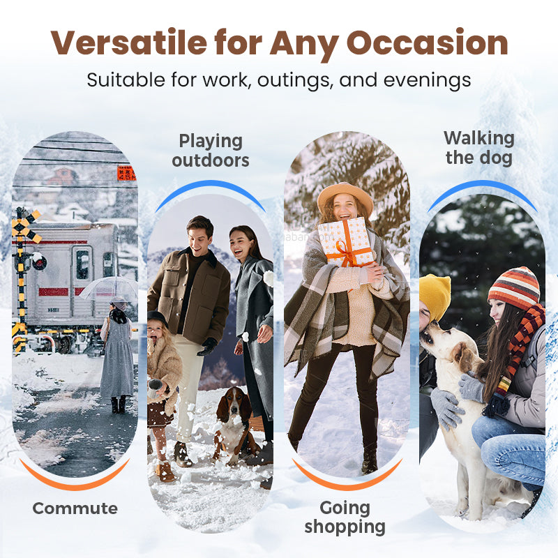 🔥ΚΑΥΤΕΣ ΠΡΟΣΦΟΡΕΣ - 59% ΕΚΠΤΩΣΗ - Χοντρές, ζεστές γυναικείες μπότες με χοντρά τακούνια-GR