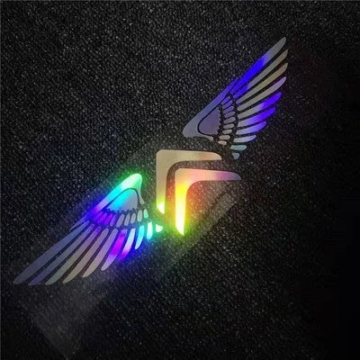 Αυτοκόλλητο αυτοκινήτου με λέιζερ 3D Angel Wings ✧4 τεμάχια✧-GR