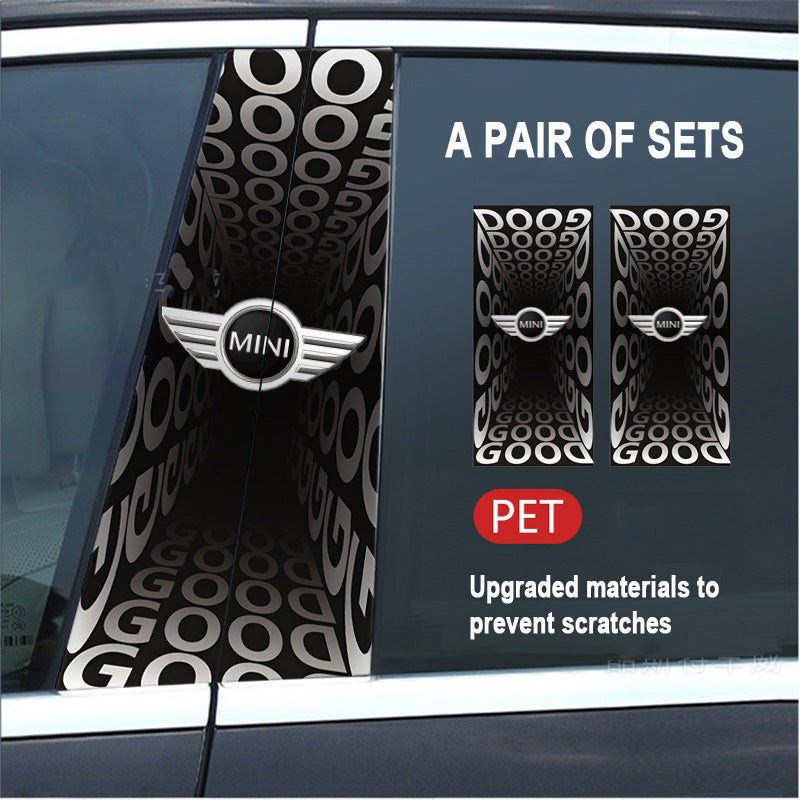 🔥Εκπτώσεις🔥Προστατευτική μεμβράνη HD για τροποποίηση κολόνας B αυτοκινήτου 2025 (2 τεμ.)-GR