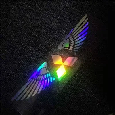 Αυτοκόλλητο αυτοκινήτου με λέιζερ 3D Angel Wings ✧4 τεμάχια✧-GR