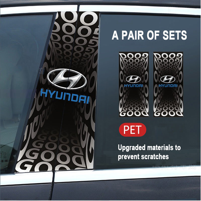 🔥Išpardavimas🔥2025 m. automobilio „Creative“ B statramsčio modifikavimo HD apsauginė plėvelė (2 vnt.)-LT