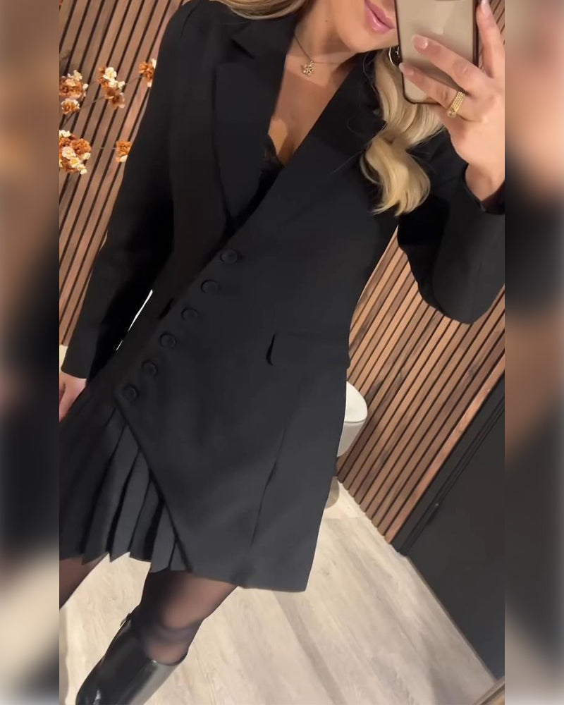 ΚΥΡΙΑΡΧΗΣΤΕ ΤΟΝ ΧΩΡΟ: Ασύμμετρο φόρεμα Power Blazer-GR