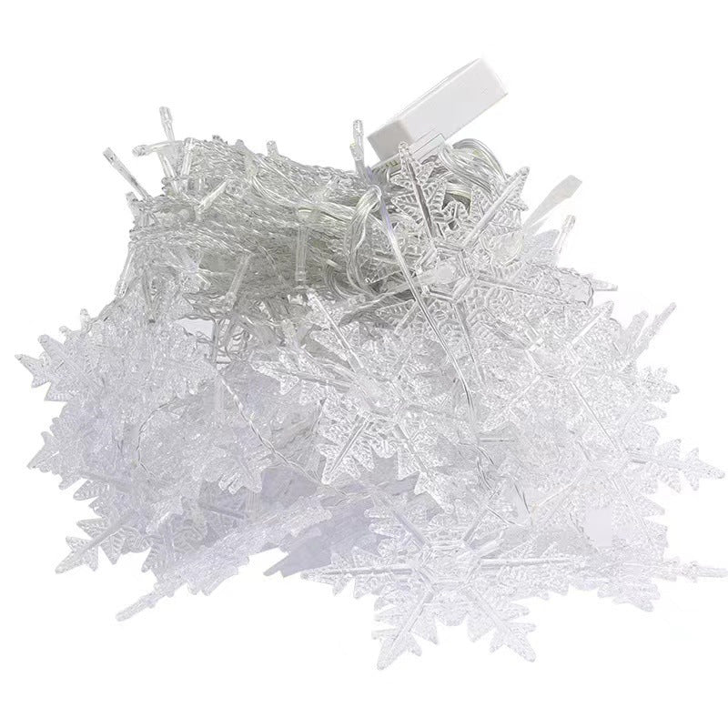 📢📢50% ΕΚΠΤΩΣΗ!!⏰⏰Φωτιστικά κουρτίνας LED με νιφάδα χιονιού-GR