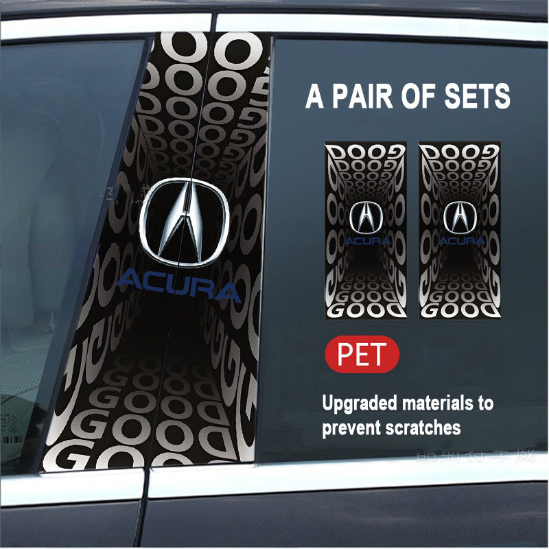 🔥Išpardavimas🔥2025 m. automobilio „Creative“ B statramsčio modifikavimo HD apsauginė plėvelė (2 vnt.)-LT