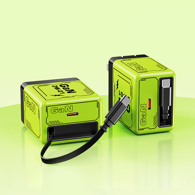 Revolucionarni polnilnik iz galijevega nitrida 【Združljiv z iPhone, Android telefoni in iPad】-GR