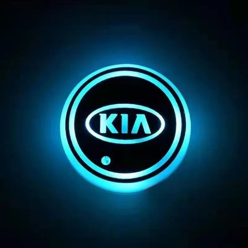 2 τεμάχια σουβέρ αυτοκινήτου LED-GR