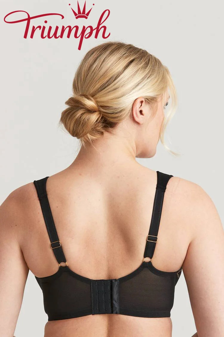 Triumph - 3 τεμ. (75A-120H) 💝- Ρομαντικό διπλό σουτιέν με κέντημα-GR