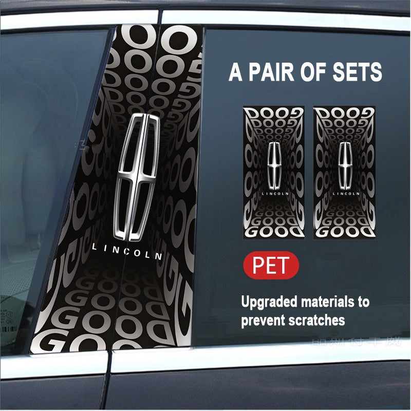 🔥Išpardavimas🔥2025 m. automobilio „Creative“ B statramsčio modifikavimo HD apsauginė plėvelė (2 vnt.)-LT