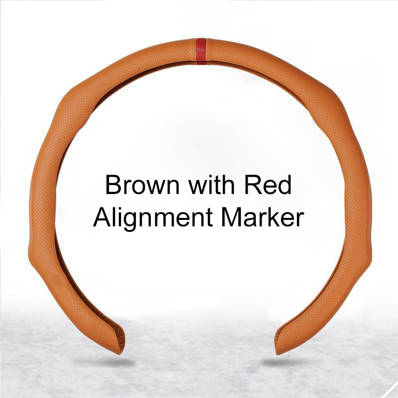 🔥🚗Ανεπτύξιμο, αντιολισθητικό, εξαιρετικά λεπτό κάλυμμα τιμονιού-GR