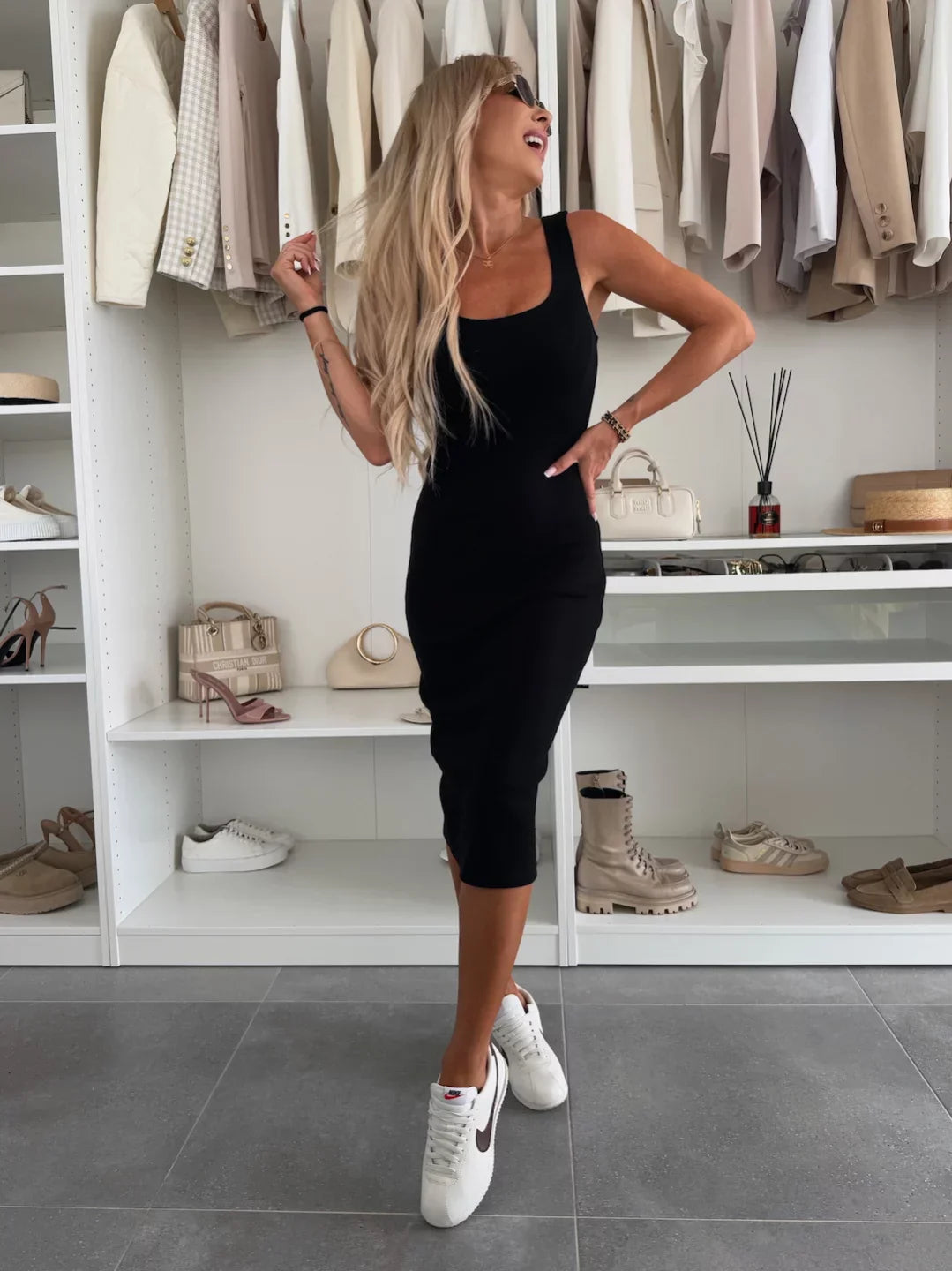 Γυναικείο casual βαμβακερό κοστούμι 2 σε 1-GR