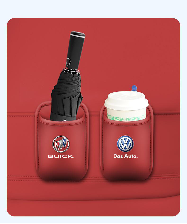 Δερμάτινη θήκη ποτηριών αυτοκινήτου-GR