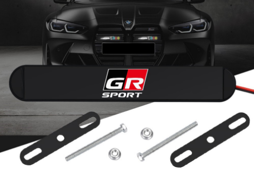 Ζεστές εκπτώσεις ✨50% έκπτωση ✨Κομψή, ατμοσφαιρική λάμπα LED με λογότυπο για την κεντρική μάσκα του αυτοκινήτου σας-GR